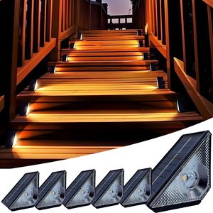 Luces LED Solares para Escaleras Hua Enxing FL05, Blanco Cálido, Impermeables, para Jardín, Escaleras y Caminos - Product Image 5