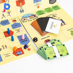 Fabricant de jeux de table personnalisé Impression de jeux de cartes carrés <span class=keywords><strong>Jeu</strong></span> de <span class=keywords><strong>société</strong></span> pour enfants - Product Image 3