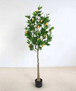 M732 Decoración para el Hogar, Casa, Restaurante, Planta Artificial de Interior y Exterior, Árbol de Limones Artificiales con Maceta - Product Image 5