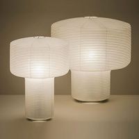 Lampe de table LED à intensité variable Wabi-Sabi Japon, design moderne et épuré, protection oculaire, série papier de riz, pour salon et bureau, alimentation CC, garantie 2 ans