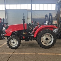 60 PS Landwirtschaftlicher Radtraktor mit Frontlader Neuer Chinesischer Landwirtschafts-4WD-Getriebepumpenmotor Weichai-Motor