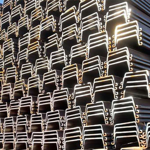 Fabricant chinois de palplanches d'acier Q235 laminées à chaud 3 12m palplanches Larsen résistantes à l'eau pour la construction de bâtiments - Product Image 5