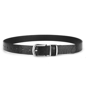 New Arrival Fashion <strong>Custom</strong> Logo Snake <strong>Pattern</strong> Alloy Pin Buckle Pu <strong>Belts</strong> for Women - Product Image 5