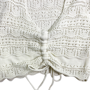 Maglione da Donna all'Ingrosso con Scollo a V, Traforato, <span class=keywords><strong>Sexy</strong></span>, Lavorato all'Uncinetto con Lacci - Product Image 4