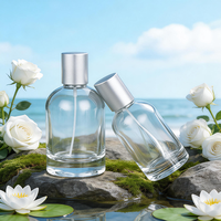Flacon de parfum miniature en verre de 50 ml avec emballage, vaporisateur pour femmes et hommes, bouchon à visser