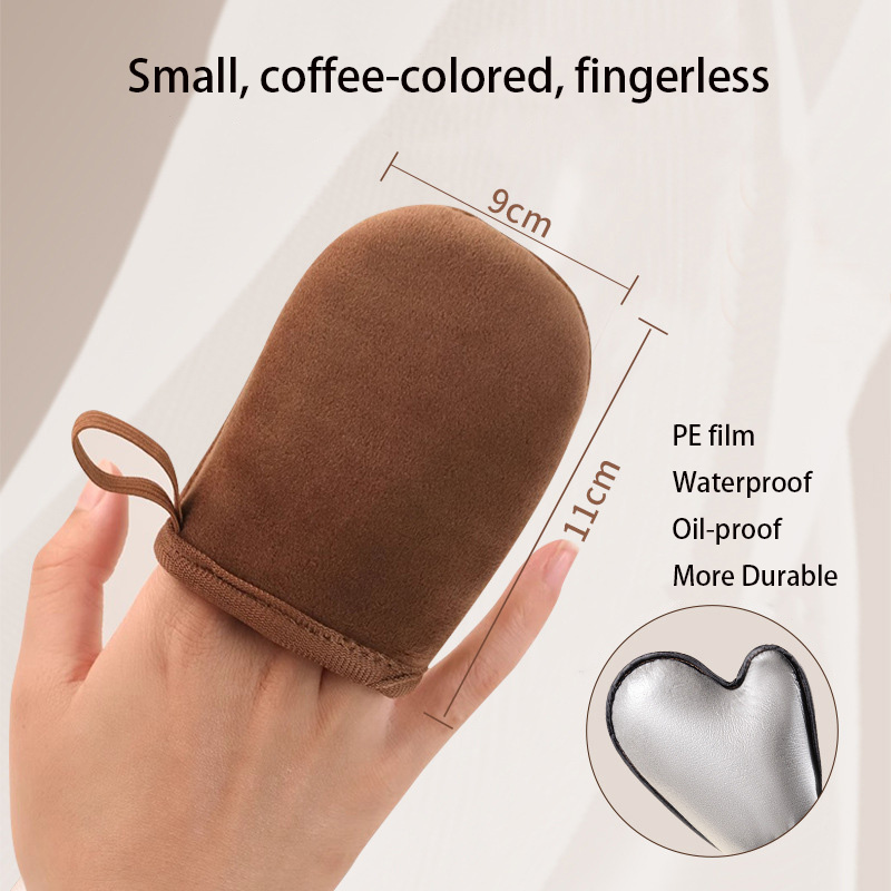 Mini gant marron