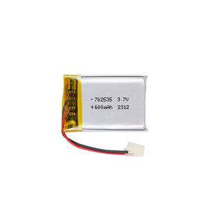 702535 lityum iyon polimer pil <span class=keywords><strong>3</strong></span>.7V 600mAh LP702535 şarj edilebilir Lipo piller - Product Image 1
