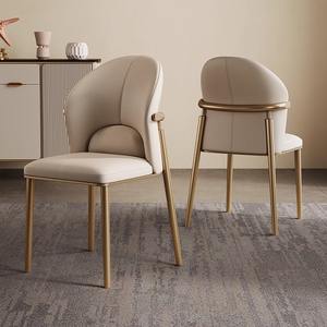 Легкий Роскошный домашний обеденный стул нордическая спинка удобный Ресторан Современный простой обеденный стул - Product Image 6