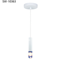 Lustre suspendu LED minimaliste de haute qualité pour hôtel et maison, avec câble et prises G9 pour escalier