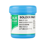 Pâte à souder BGA sans nettoyage Boule de protection de l'environnement Flux de pâte à souder Bouteille de 100g Flux de seringue de 10g pour le soudage des installations de soudage