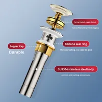 Tuyau de vidange d'évier avec filtre pop-up pour évier de lavabo