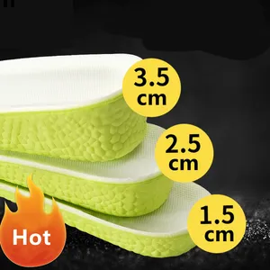 Toptan astarı yükseklik artış boost-Sıcak satış OEM fabrika özel bellek köpük ayakkabı tabanlığı deodorant ekler takviye ortopedik sneaker yükseklik artış tabanlık
