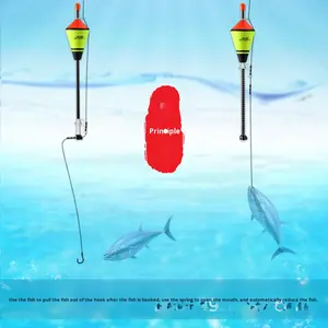 Support de canne à pêche automatique multicolore avec flotteur à hameçon haute sensibilité en PVC pour optimiser le taux de capture - Vente en gros - Product Image 6