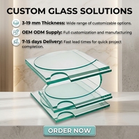 Verre trempé transparent de qualité supérieure de 8 mm pour table