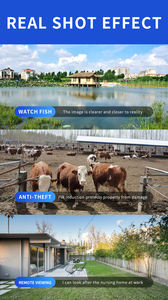 C5 4G/WIFI Cámara solar Lente gran angular de 120 ° 24 horas Alarma Push y <span class=keywords><strong>365</strong></span> días de resistencia Aplicable en múltiples escenarios - Product Image 5