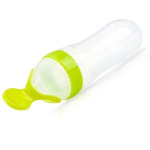 Vajilla <span class=keywords><strong>de</strong></span> entrenamiento para bebés recién nacidos, herramientas <span class=keywords><strong>de</strong></span> silicona para apretar el biberón, cuchara <span class=keywords><strong>de</strong></span> <span class=keywords><strong>arroz</strong></span> PP, suplemento alimenticio <span class=keywords><strong>de</strong></span> cereales para bebés, alimentador seguro - Product Image 2
