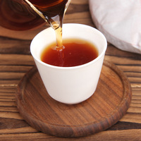 Bingdao Antiker Baum Qi Zi Bing Reifer Pu-Erh 357g Yunnan Großblättrig Mild Süß für Sammlung und Geschenke