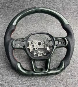 Volantes Personalizados BM Negros Brillantes 100% Fibra de Carbono con Accesorios Interiores de Cuero PU para Honda <span class=keywords><strong>Civic</strong></span> 2017-2023 FC FK 10 - Product Image 4