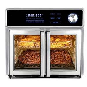 Friteuse à air personnalisée OEM en gros friteuse à <span class=keywords><strong>micro</strong></span>-ondes multifonctionnelle 10L 15L litres <span class=keywords><strong>four</strong></span> de friteuse à air numérique intelligent <span class=keywords><strong>Silver</strong></span> <span class=keywords><strong>Crest</strong></span> - Product Image 4