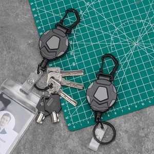 <span class=keywords><strong>Porte</strong></span>-clés rétractable robuste 2026 – <span class=keywords><strong>Porte</strong></span>-badge tactique avec <span class=keywords><strong>cordon</strong></span> rétractable en acier de 80 cm - Product Image 6