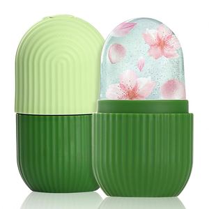 Rouleau de glace en silicone portable, durable et écologique pour le refroidissement du visage et des yeux, massage facial - Product Image 1