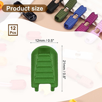 Embouts de cordon de serrage à fermeture éclair, embouts de lacets en plastique, clips d'extrémité de cordon, embouts de lacets sans nœud pour chaussures de course et sacs à dos