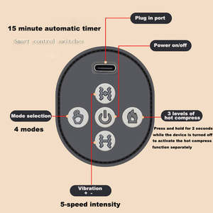 Oreiller de massage relaxant pour le cou Masseur cervical Dispositif de traction de la colonne vertébrale Soulagement de la douleur Chauffage Traction de la colonne cervicale Civière du cou - Product Image 2
