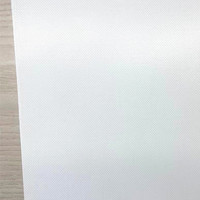 Faible quantité minimale de commande haute qualité pas cher prix blanc bâche de tissu de vinyle de pvc