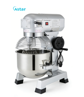 Mixer Makanan Komersial Astar 20L, Pengaduk Adonan Tugas Berat, Blender Adonan Kue, Mangkuk Stainless Steel, Peralatan Bakery
