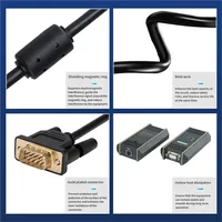 Cable de Programación USB 6ES7972-0CB20-0XA0, Adaptador para PC para Siemens S7-200/300/400 PLC RS485 Profibus MPI PPI DP Comunicación