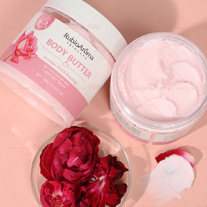 Huati Sifuli RubioAroma Vegan Hyaluronic Acid Moisturizing Organic Whipped Shea Butter Morocco Lotion Skin Whitening - Product Image 4