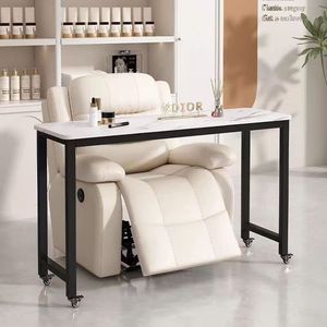 โต๊ะทำเล็บเคลื่อนที่พร้อมล้อเลื่อนสำหรับช่างทำเล็บในร้านเสริมสวย - Product Image 3