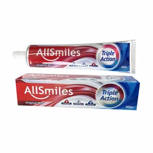 उच्च गुणवत्ता वाला 150 मिलीलीटर फ्लोराइड मिंट इंस्टेंट दाग हटाने वाला दांत सफेद करने वाला बेसिक क्लीन टूथपेस्ट