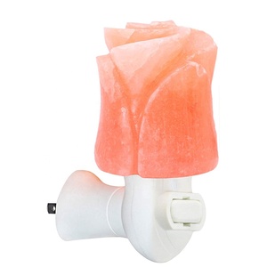 Himalayan Crystal <b>Salt</b> Mini Rose Shape Lamp Night Light Rose Shape Lamp With Bulb-Sian Enterprises - Product Image 6