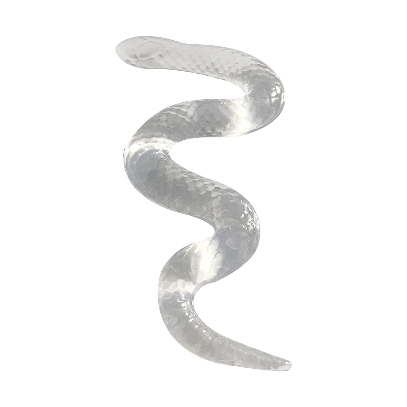 Juguete Sensorial Wacky Tracks De 24 Eslabones De Plástico, Serpiente Articulada Para Aliviar El Estrés, Color Azul Y Naranja, Ideal Para Niños Y Adultos