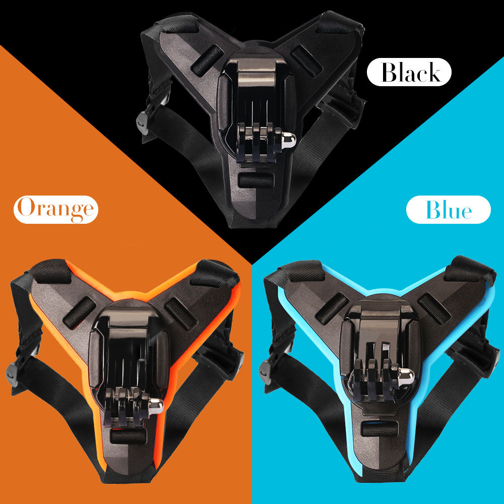 Hongdak Phone Accessories Smartphone and Sport Camera Use Motorcycle Shockproof Helmet Chin Strap Mount with Phone Clip Mount