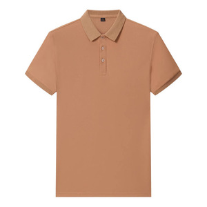 Camiseta Polo Personalizada de Color Sólido, Poliéster, Manga Corta, Uso Diario, Uniforme de Trabajo, Ropa de Verano - Product Image 4