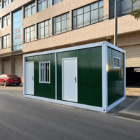 Maison préfabriquée à assemblage rapide, unité de logement moderne à installation rapide, bureau portable, dortoir pour le personnel de construction