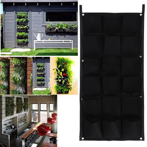 <span class=keywords><strong>Sac</strong></span> de <span class=keywords><strong>plantation</strong></span> mural Offre Spéciale suspendu Maison <span class=keywords><strong>balcon</strong></span> jardin Poches verticales intérieures en feutre vert Sacs de culture - Product Image 6