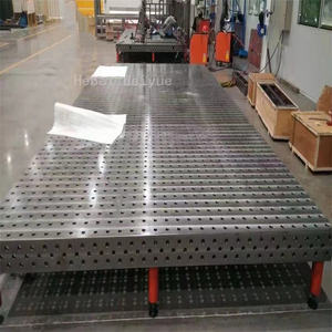 Gran oferta, mesa de accesorio de soldadura Modular de tamaño personalizado, hierro fundido para fabricación de <span class=keywords><strong>Metal</strong></span> mecanizado CNC - Product Image 2