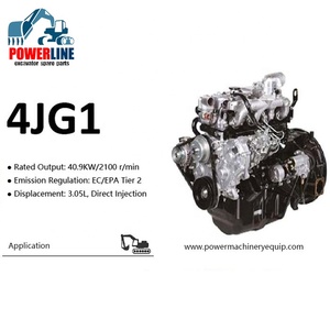 Nhật Bản Gốc ISUZU 4JG1 Động Cơ Diesel Assy Cho Máy Xây Dựng - Product Image 3