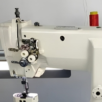 Machine à coudre industrielle à point noué à une aiguille, à point de chaînette, pour chaussures et sacs en cuir