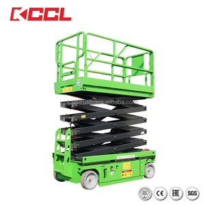 Tricycle électrique élévateur à ciseaux pour manutention de marchandises avec vérins hydrauliques renforcés pour travaux en hauteur - Product Image 3