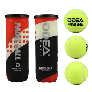 Balles de paddle-<span class=keywords><strong>tennis</strong></span> ODEA certifiées ITF FIP de haute qualité, 45 % laine, noyau intérieur en caoutchouc, rebond portable 135-145 cm, entraînement - Product Image 1