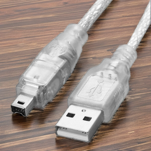 Mới đến chất lượng cao 1.2m <span class=keywords><strong>USB</strong></span> 2.0 Nam để Firewire IEEE <span class=keywords><strong>1394</strong></span> 4 pin iLink Cáp <span class=keywords><strong>Micro</strong></span>-<span class=keywords><strong>USB</strong></span> loại ABS chất liệu - Product Image 2