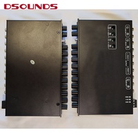 9 bandes EQ9 Full Graphic Equalizer 6 Ch out Passive Crossover pour amplificateur de voiture Système audio