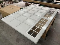 Portes de garage sectionnelles modernes automatiques électriques en métal ou en acier transparentes de haute qualité pour les maisons