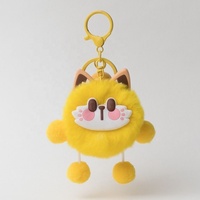 Porte-clés et breloque de sac à dos Angela Friend, en peluche de coton, fait main, ludique et adorable, avec motif de compagnon amusant, personnalisable avec logo, unisexe