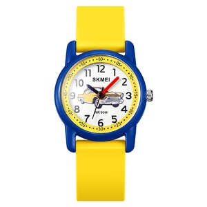 Montre à quartz Skmei pour enfants, tendance, étanche 50 m, boîtier en PC, silencieuse, pour étudiants, chiffres arabes, cadran à aiguilles, batterie 3 ans - Product Image 5