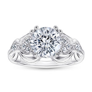 925 Sterling Silber 2 Karat Moissan ite Retro Ring Mode Klassisches süßes Design High-End Luxus Nische Geschenk für Damen - Product Image 3